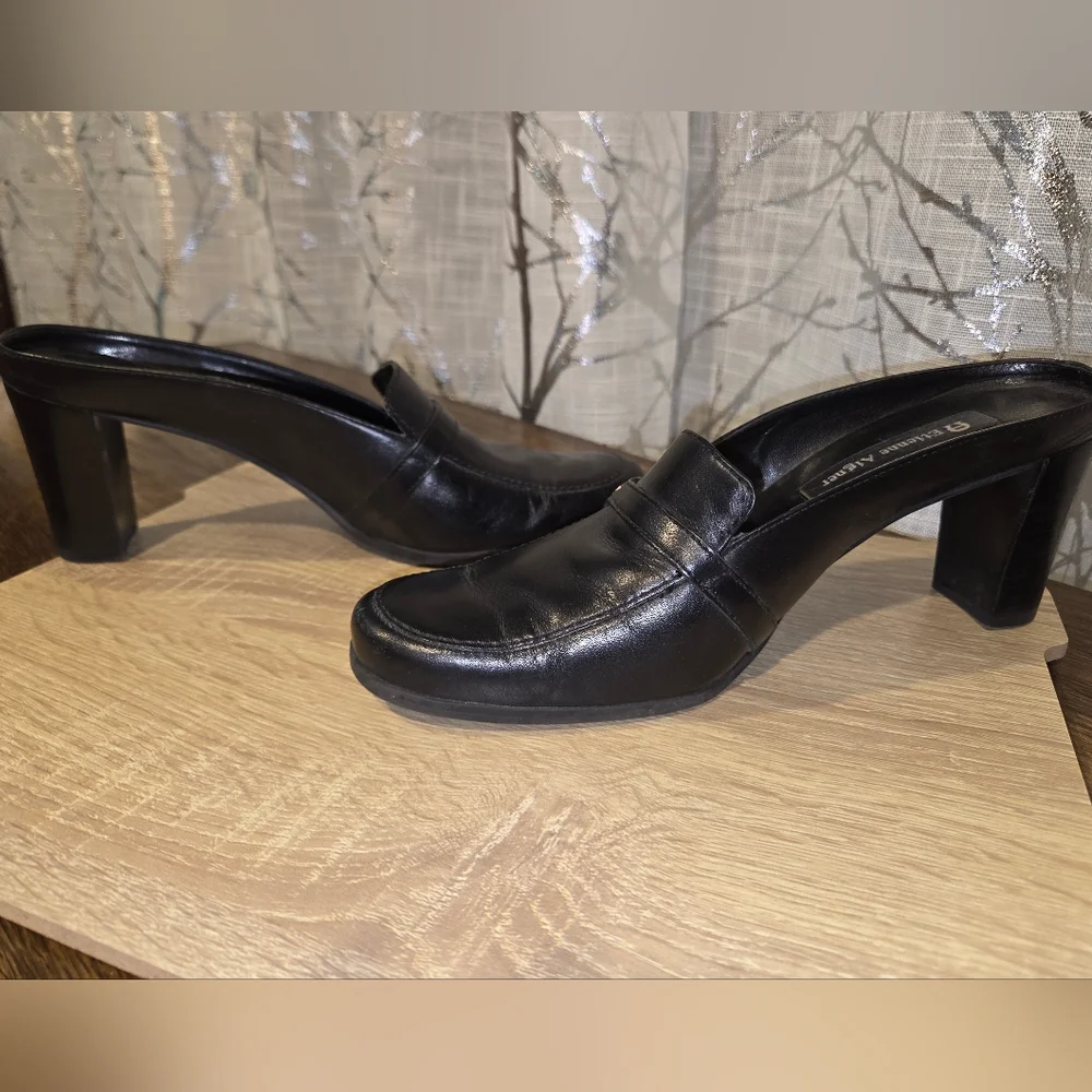 Etienne Aigner Black Women's Mules - Picture 7 of 10